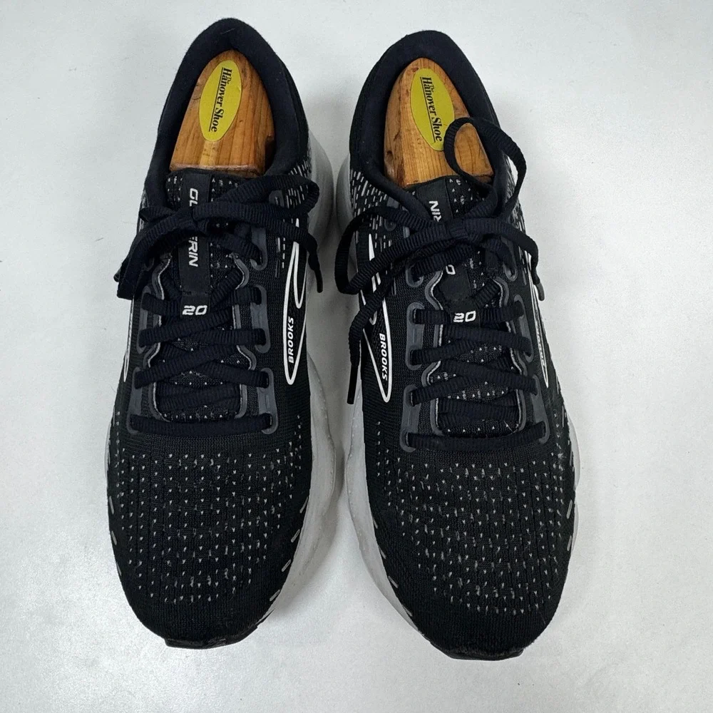 Brooks Glycerin 20 Mens Running Shoes Black White 1203691D059 Size 8.5 Wide D